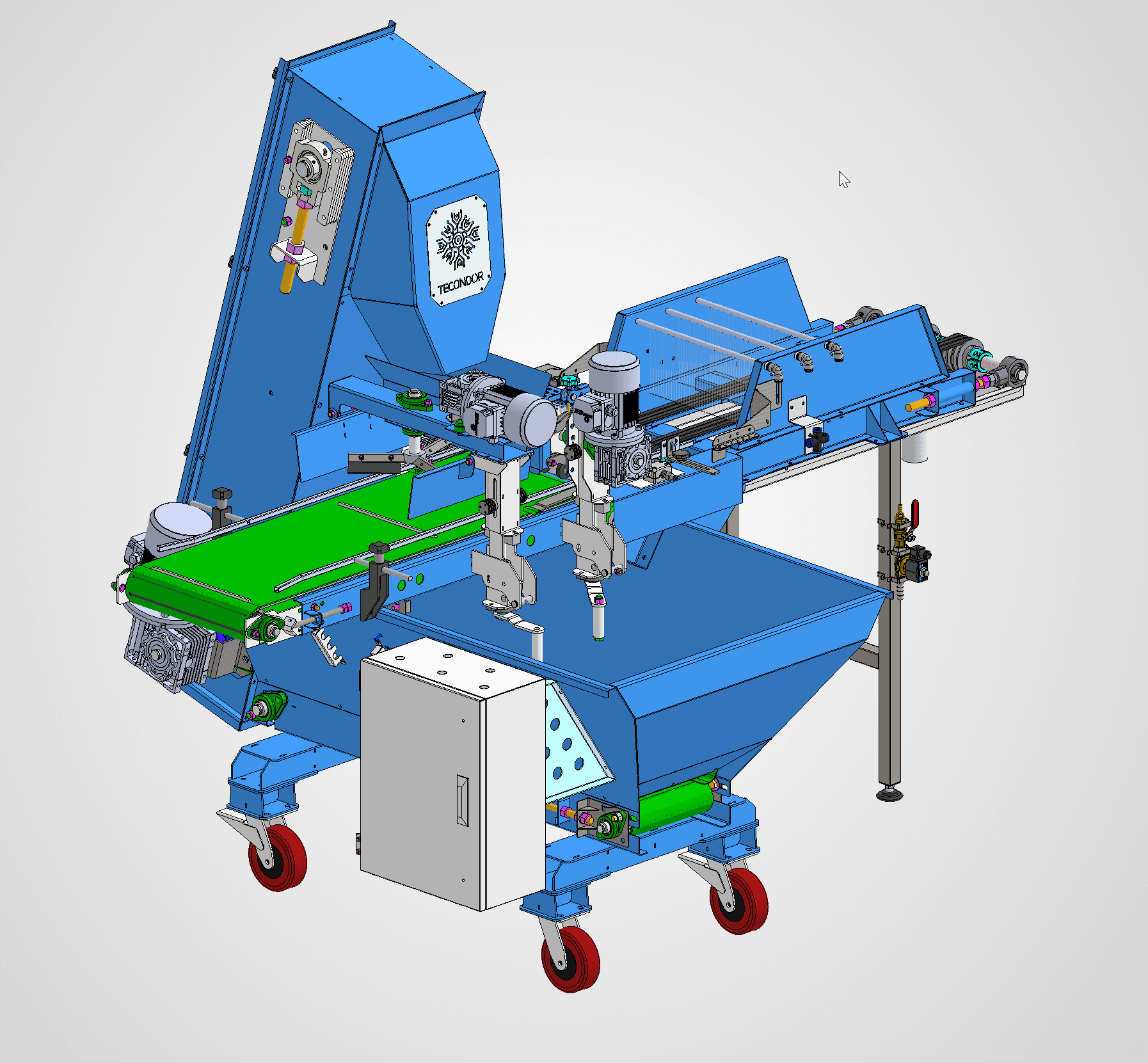 FillTEC S, versión derecha, avance de izquierda a derecha